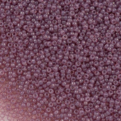 Miyuki Round 2373 Rosey Mauve Alabaster Luster
