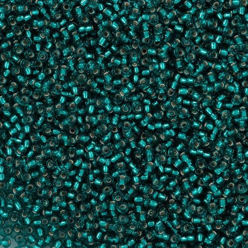 Miyuki Round 2425 Silver Lined Teal
