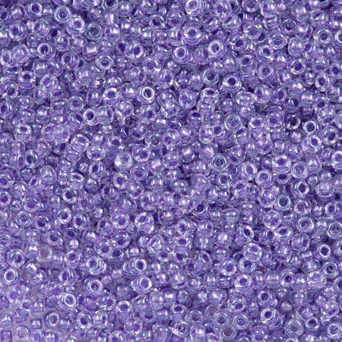 Miyuki Round 2607 Sparkling Purple Lined Crystal AB
