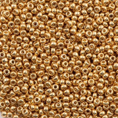 Miyuki Round 4202 Duracoat Galvanized Gold
