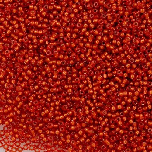 Miyuki Round 4234 Duracoat Silver Lined Dyed Watermelon