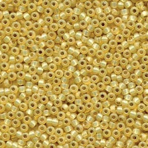 Miyuki Round 4235 Duracoat Semi Frosted Silver Lined Dyed Vinho Verde