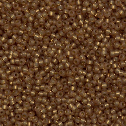 Miyuki Round 4243 Duracoat Silver Lined Dyed Topaz Gold