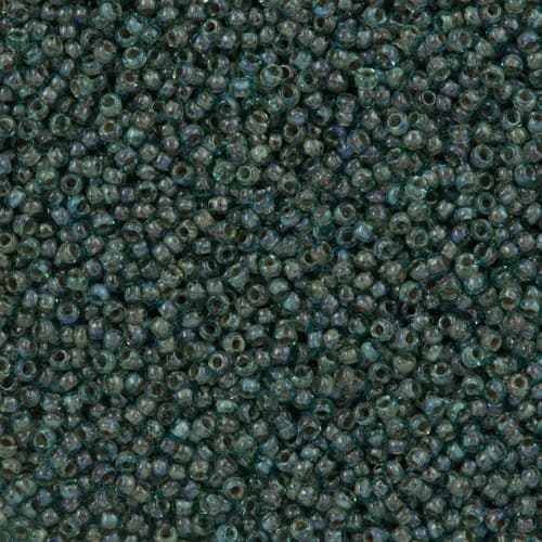 Miyuki Round 4506 Transparent Sea Foam Picasso