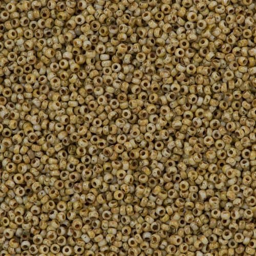 Miyuki Round 4512 Opaque Yellow Picasso