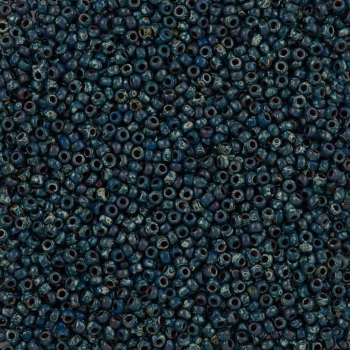 Miyuki Round 4516 Opaque Dark Teal Picasso