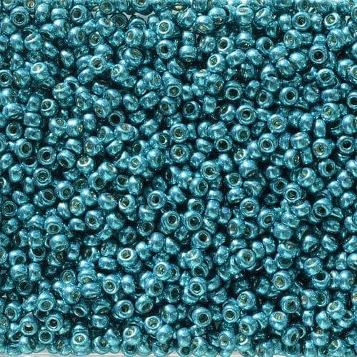 Miyuki Round 5113 Duracoat Galvanized Capri Blue