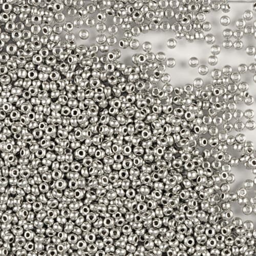 Бисер Preciosa Round 01700 Soft Silver
