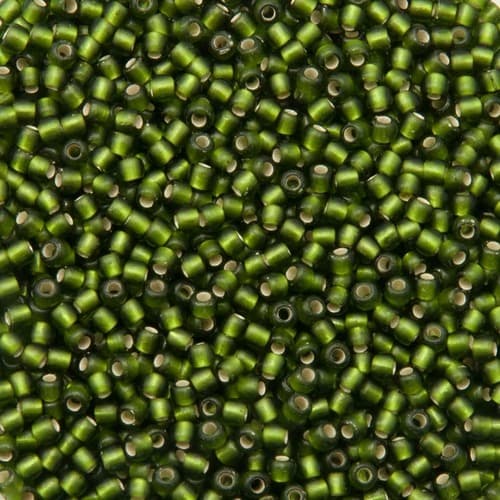 0037F - Silver Lined Transparent Matte Moss