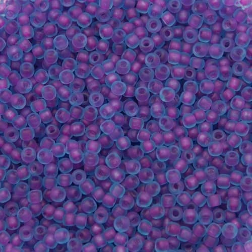 0252F - Inside Color Lined Violet Matte Blue