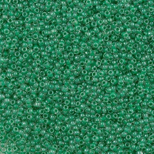 0343 - Inside Color Crystal Apple Green Lined