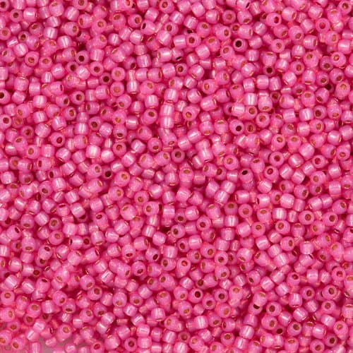 2107PF - Permanent Finish Silver Lined Milky Hot Pink