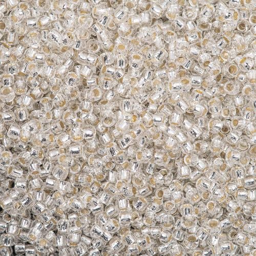 2701PFS - Glow In The Dark Silver Lined Crystal Glow Blue